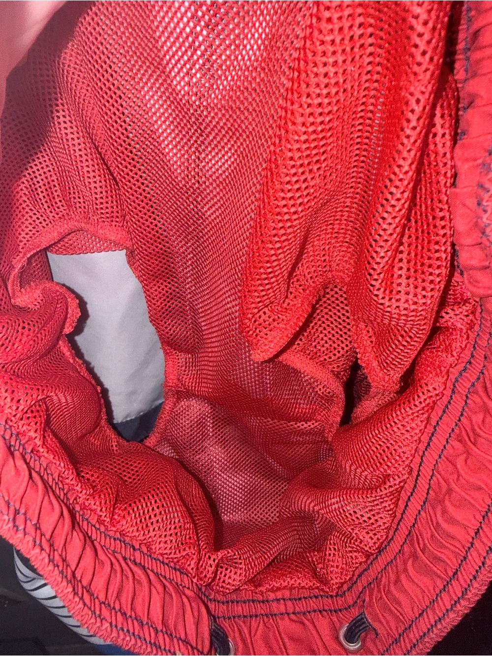 H&M Red, White & Blue Block Swim Trunks - Picture 4 of 4